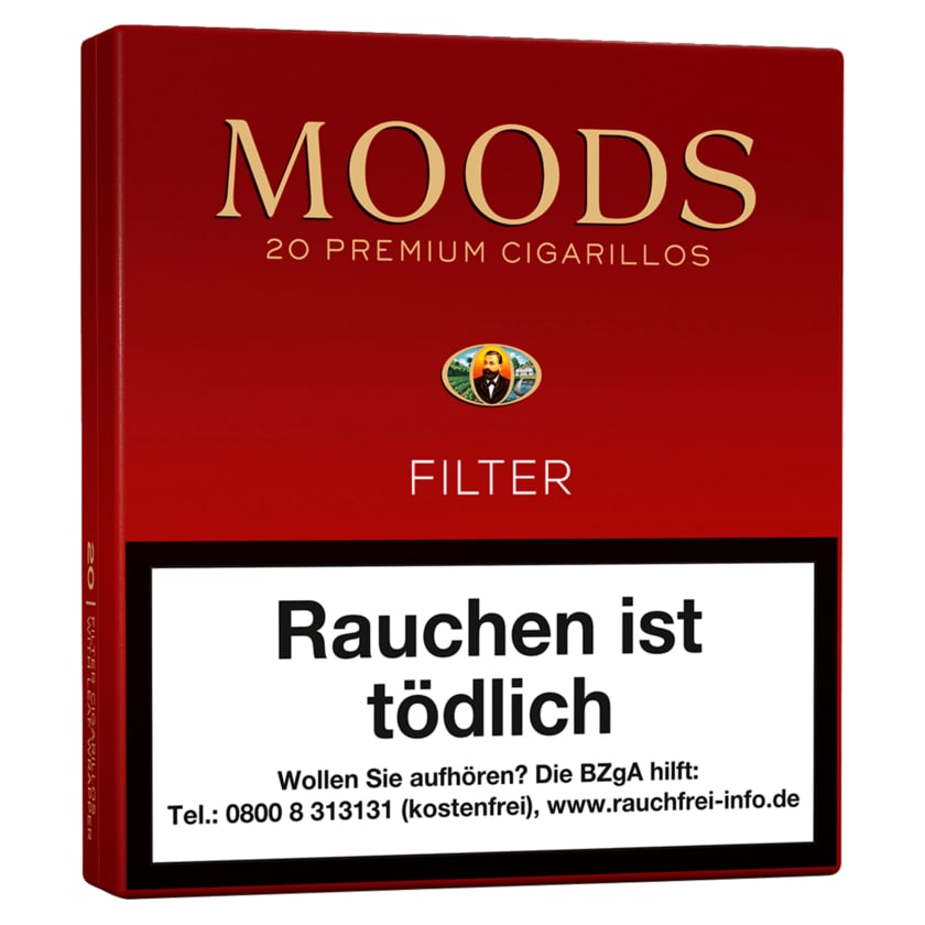 Dannemann Moods Premium Zigarillos Filter 20 Stück